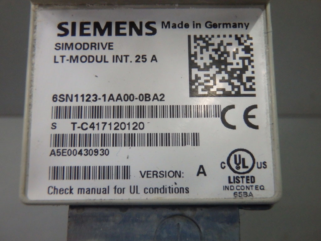 SIEMENS 6SN1123-1AA00-0BA2