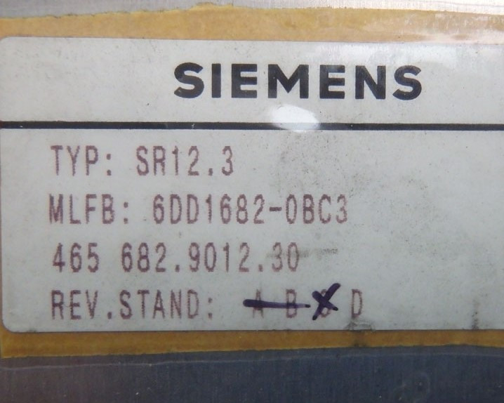 SIEMENS 6DD1682-0BC3