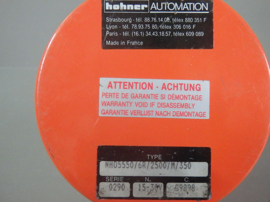 HOHNER AUTOMATION NH05550/6R/2500/M/350
