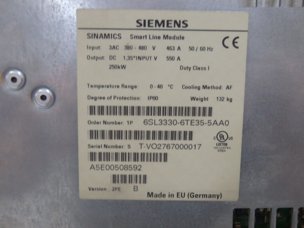 SIEMENS 6SL3330-6TE35-5AA0