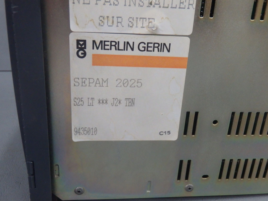MERLIN GERIN SEPAM2025S25LTJ2TBN