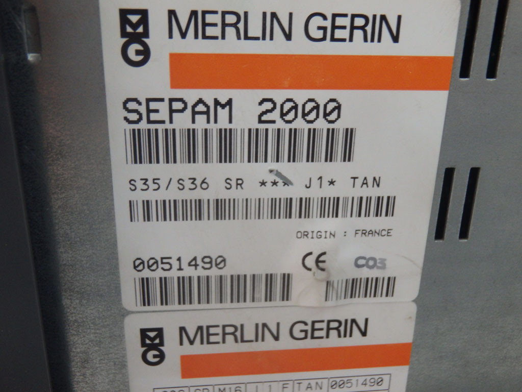MERLIN GERIN SEPAM2000S35/S36SRJ1TAN