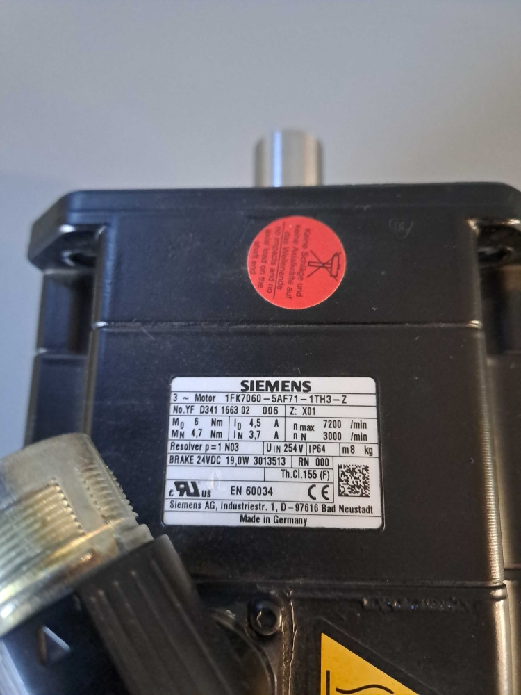 SIEMENS 1FK7060-5AF71-1TH3-Z