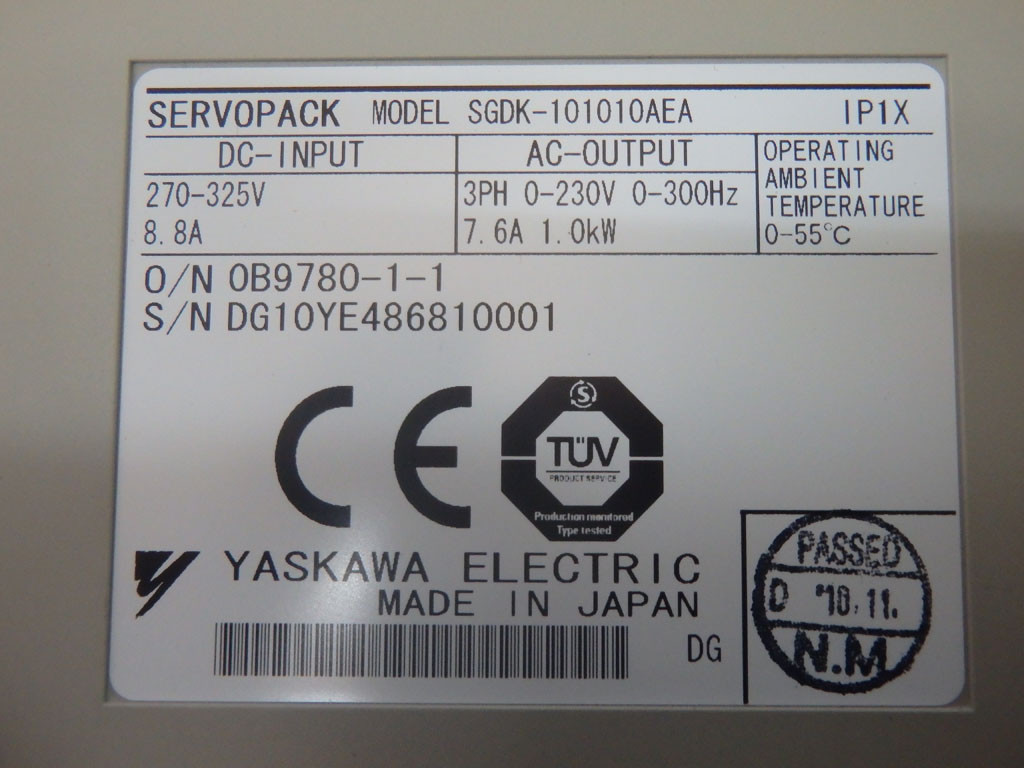 YASKAWA SGDK-101010AEA