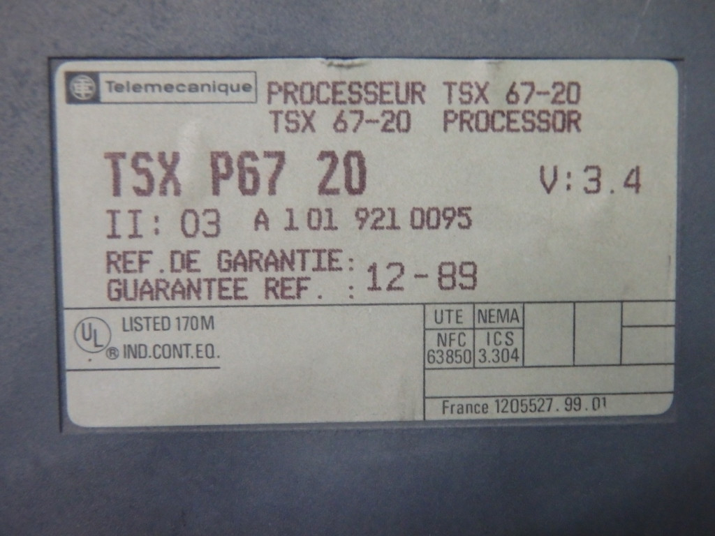TÉLÉMÉCANIQUE  TSXP6720