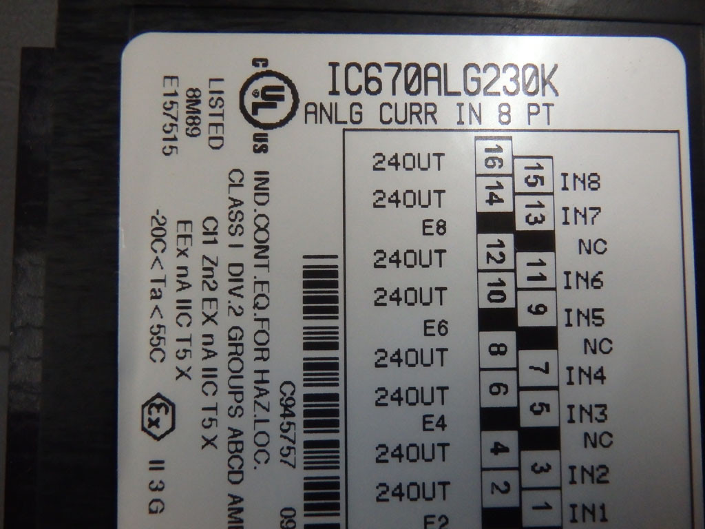 GE FANUC IC670ALG230