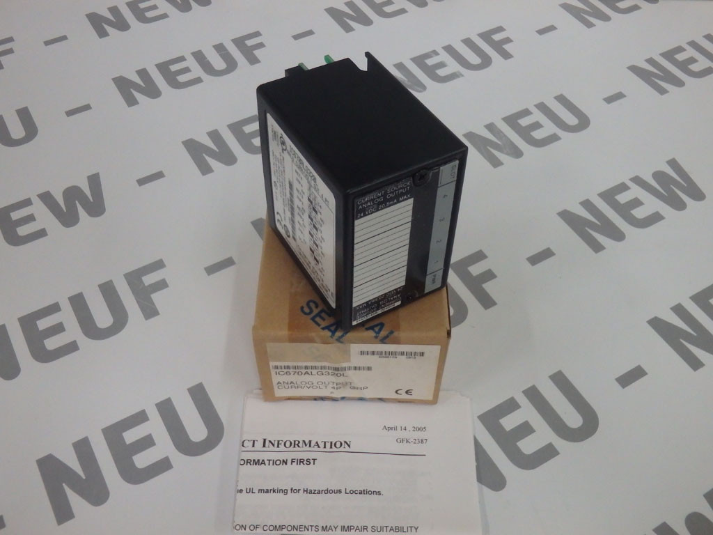 GE FANUC IC670ALG320