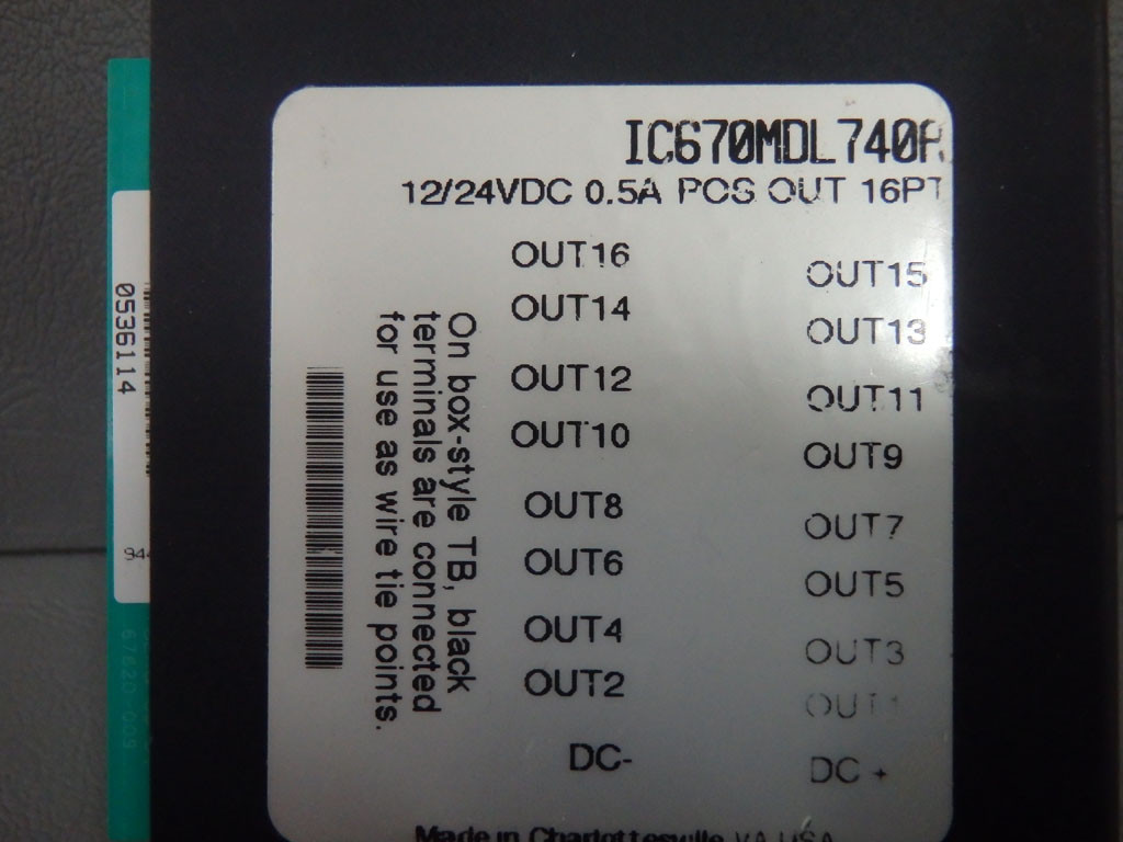 GE FANUC IC670MDL740