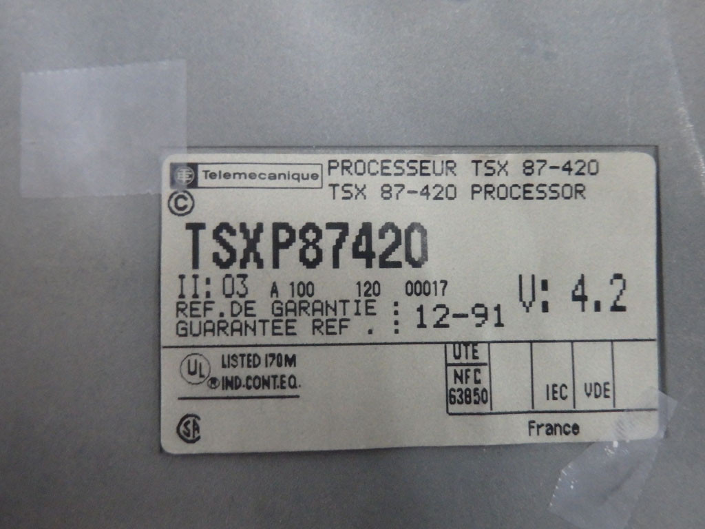 TÉLÉMÉCANIQUE  TSXP87420