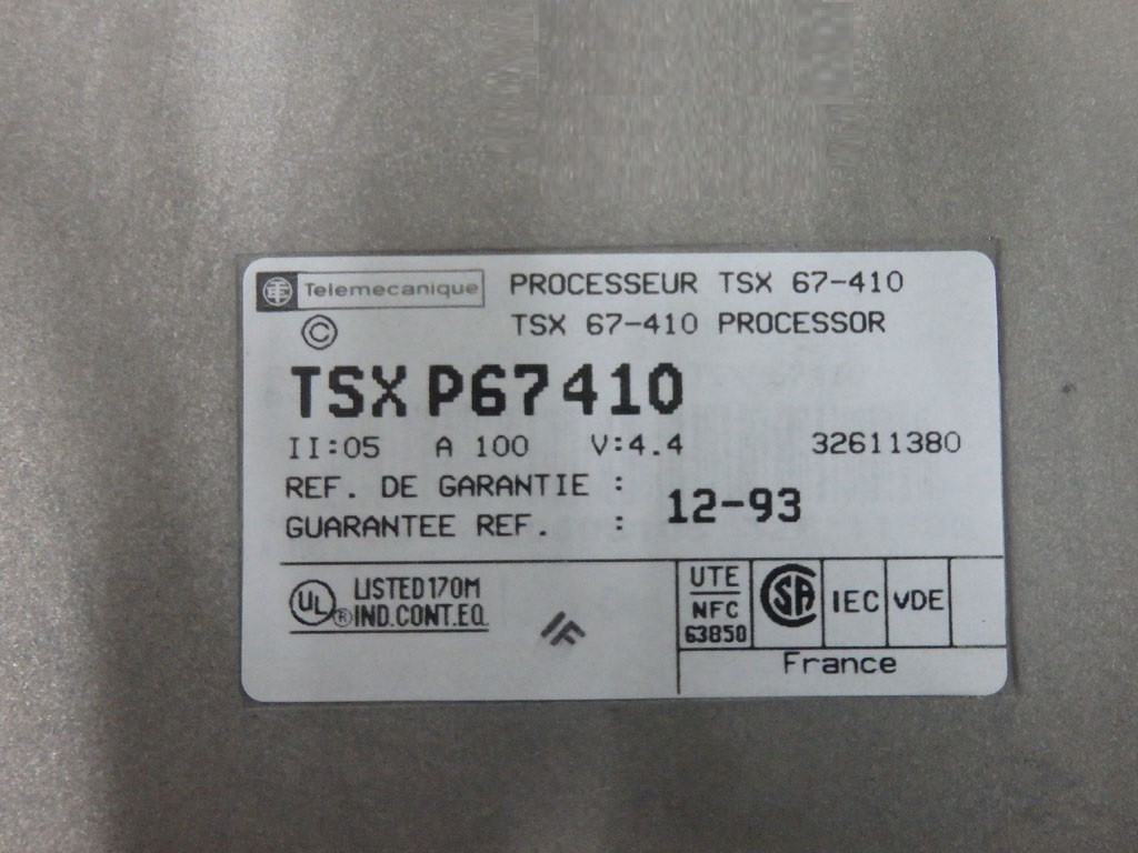 TÉLÉMÉCANIQUE  TSXP67410