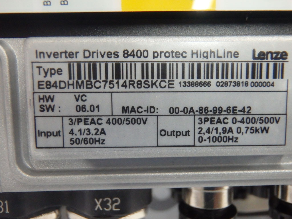 LENZE E84DHMBC7514R8SKCE