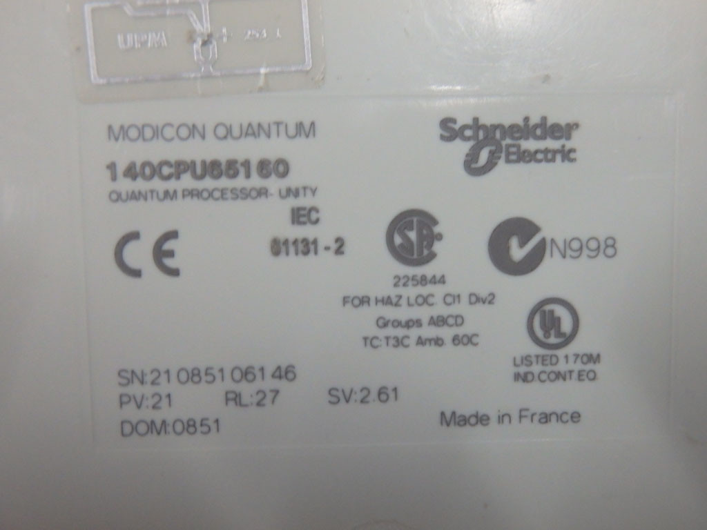 TÉLÉMÉCANIQUE  140CPU65160