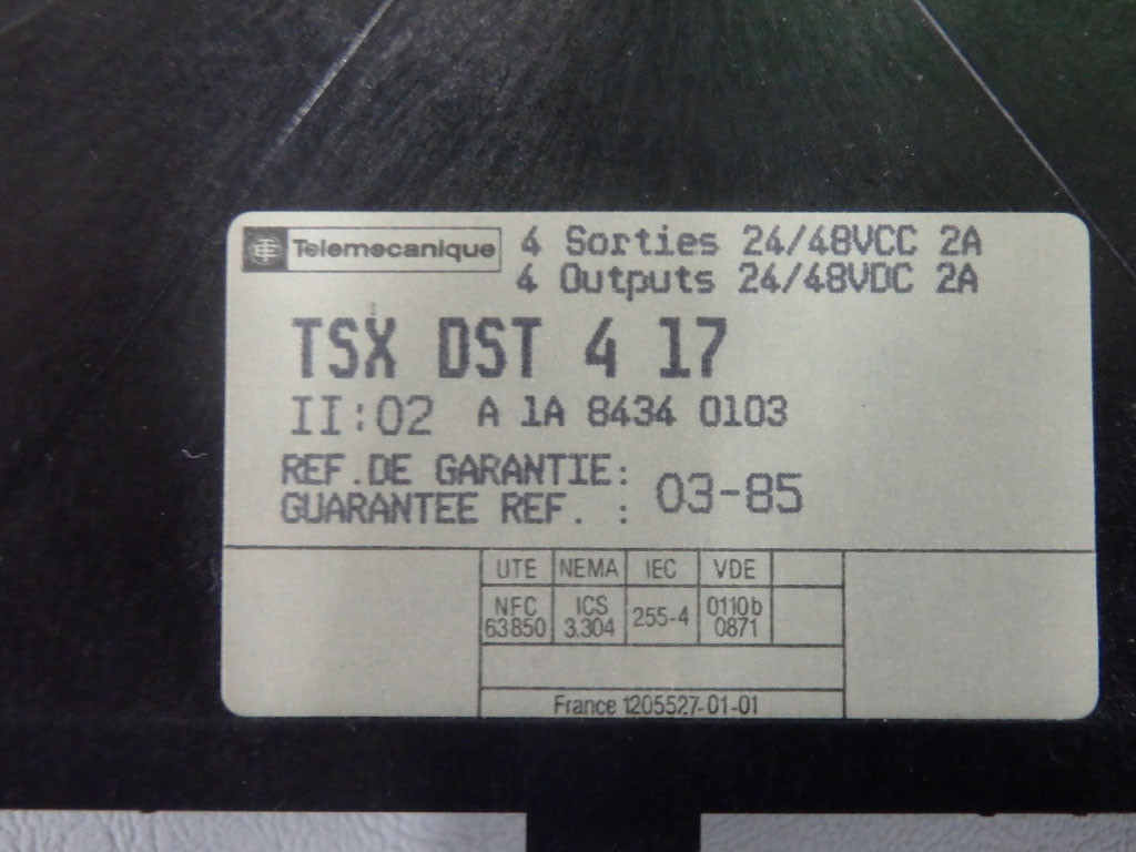 TÉLÉMÉCANIQUE  TSXDST417