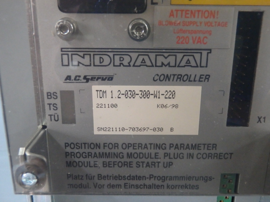 INDRAMAT TDM1.2-030-300-W1-220