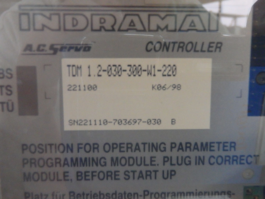 INDRAMAT TDM1.2-030-300-W1-220