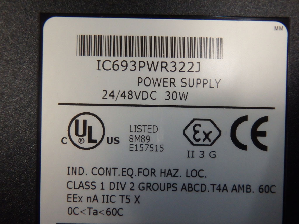 GE FANUC IC693PWR322