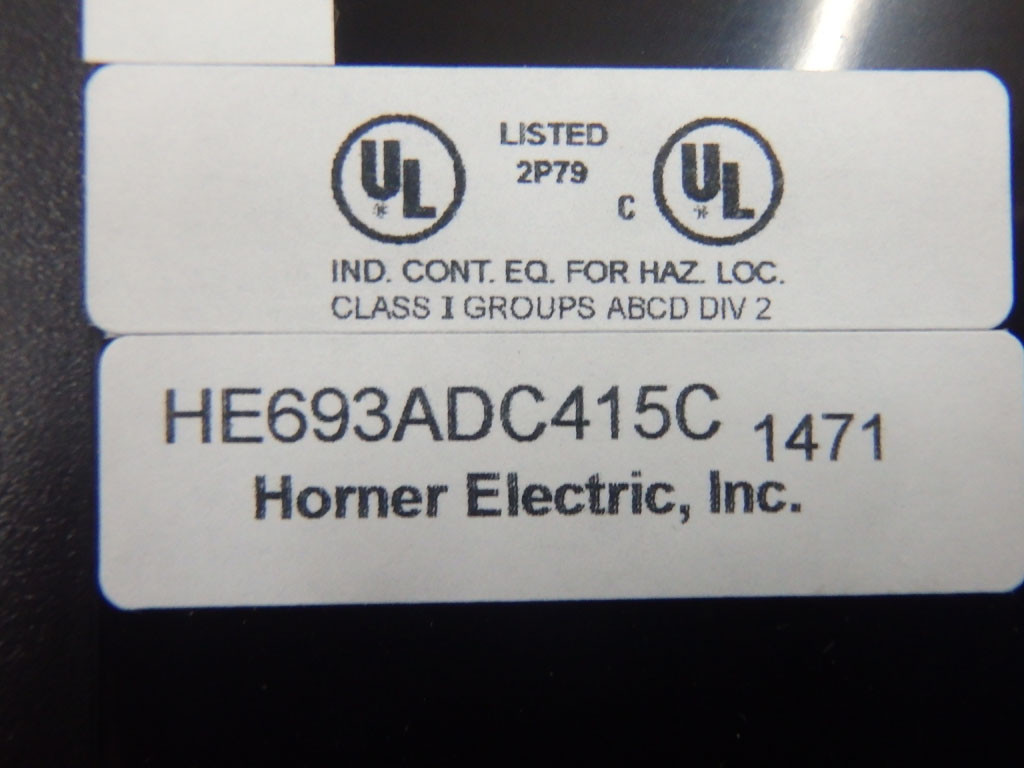 HORNER ELECTRIC HE693ADC415C