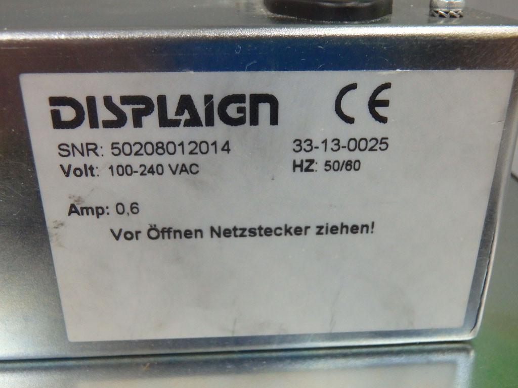 DISPLAIGN 33-13-0025