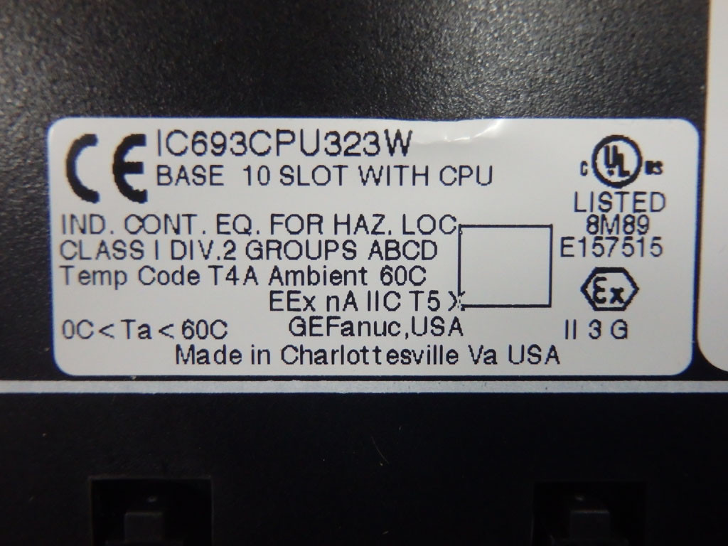 GE FANUC IC693CPU323