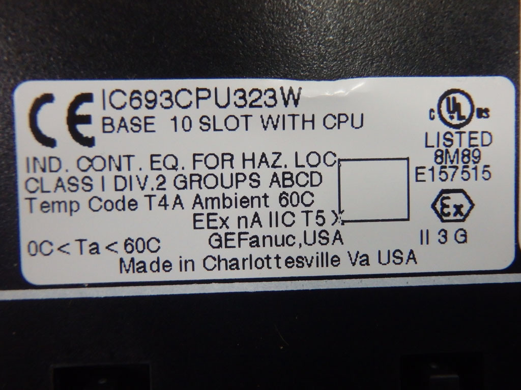 GE FANUC IC693CPU323