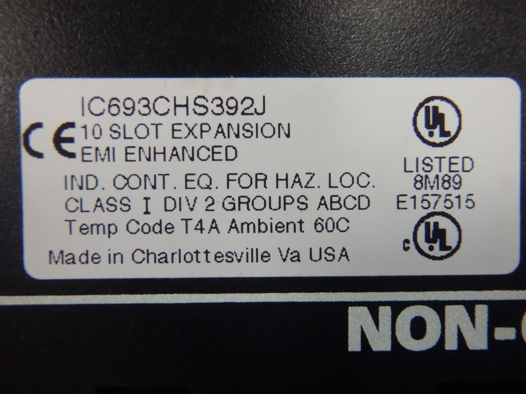 GE FANUC IC693CHS392