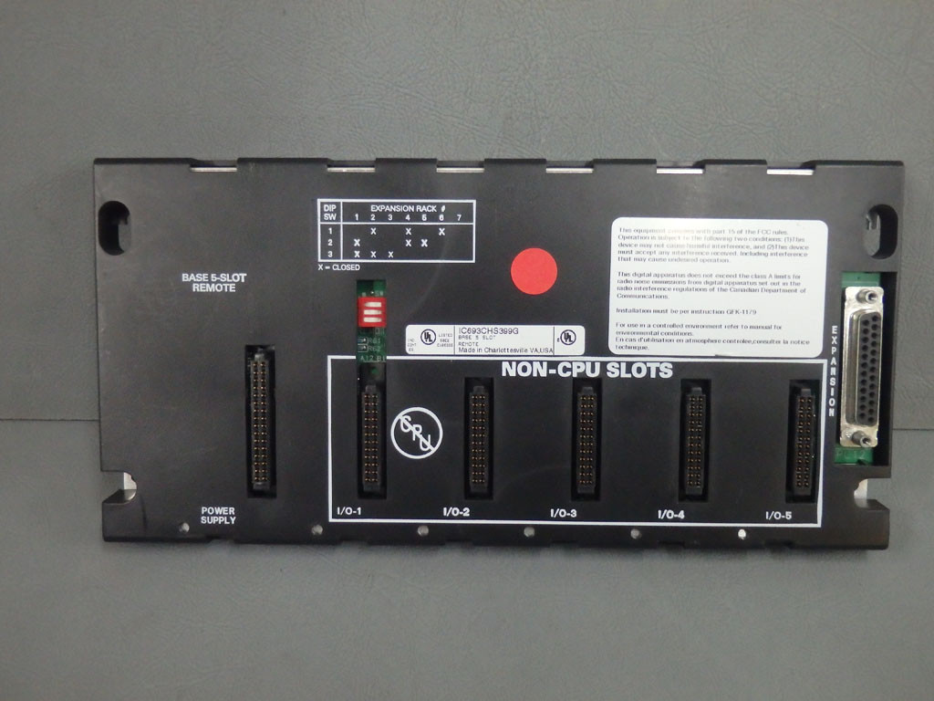 GE FANUC IC693CHS399