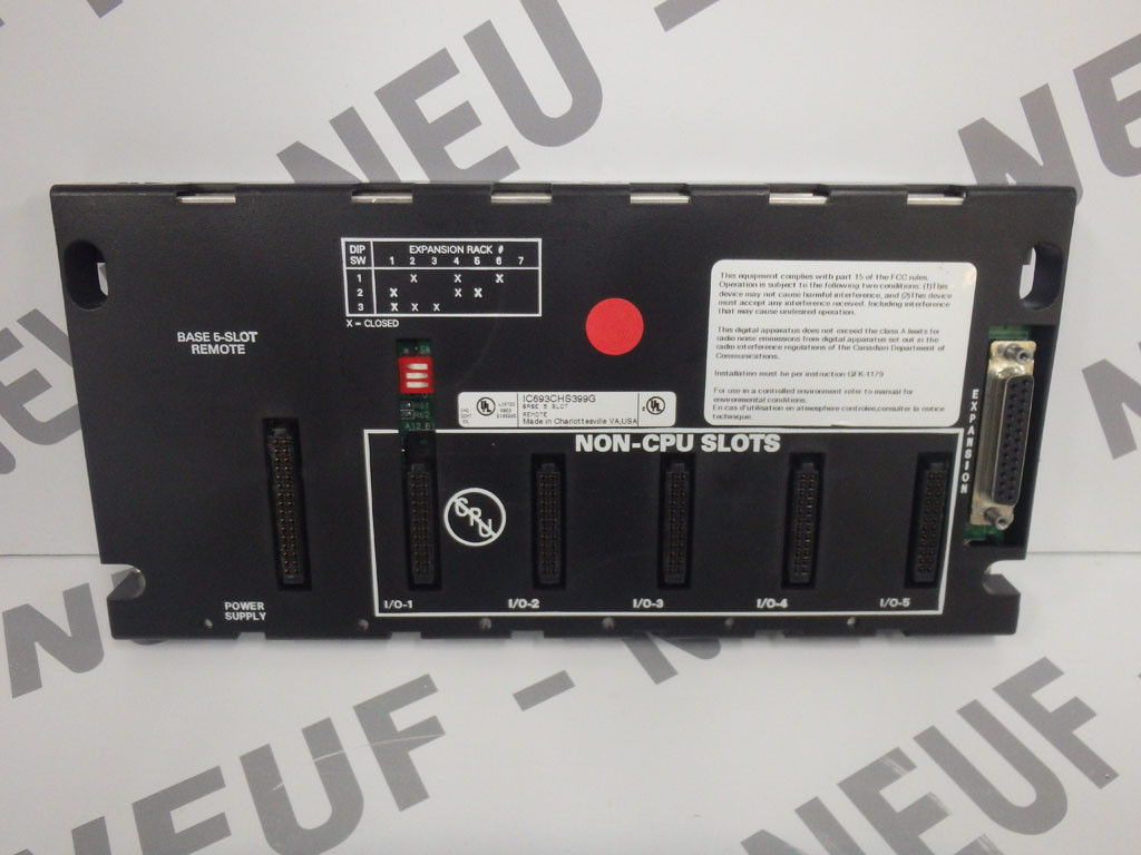 GE FANUC IC693CHS399