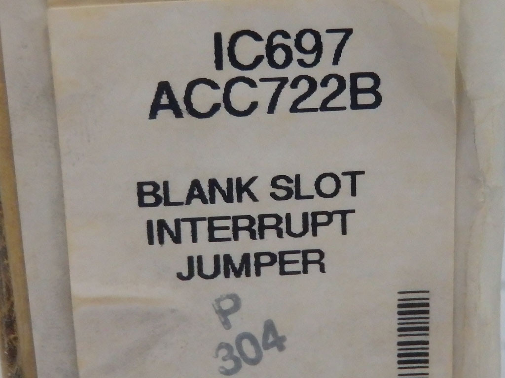 GE FANUC IC697ACC722