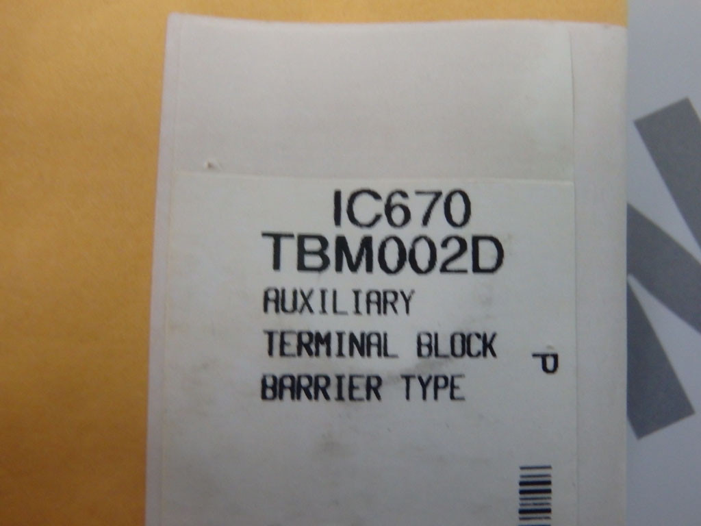 GE FANUC IC670TBM002