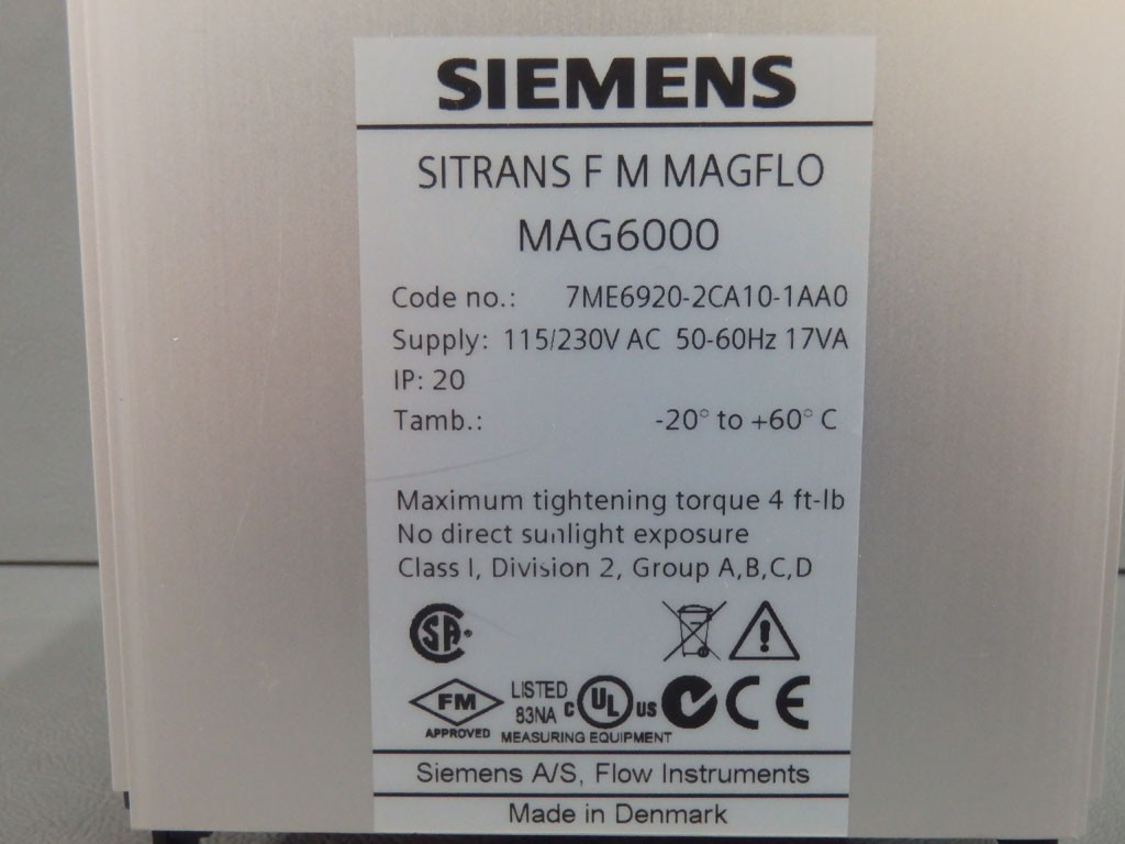 SIEMENS 7ME6920-2CA10-1AA0