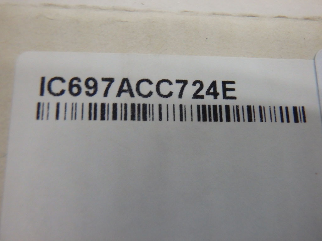 GE FANUC IC697ACC724