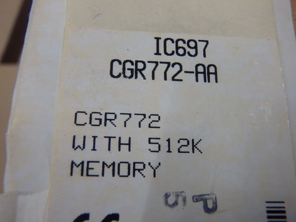 GE FANUC IC697CGR772-AA