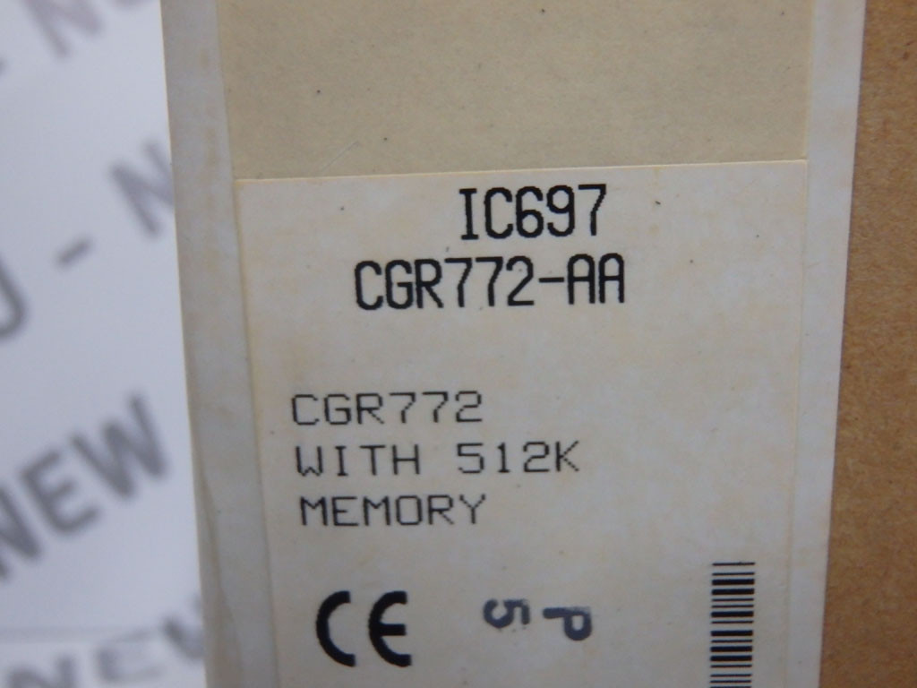 GE FANUC IC697CGR772-AA