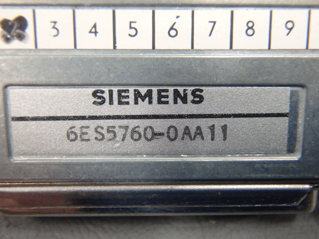 SIEMENS 6ES5760-0AA11