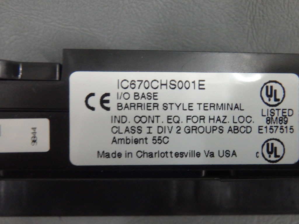 GE FANUC IC670CHS001