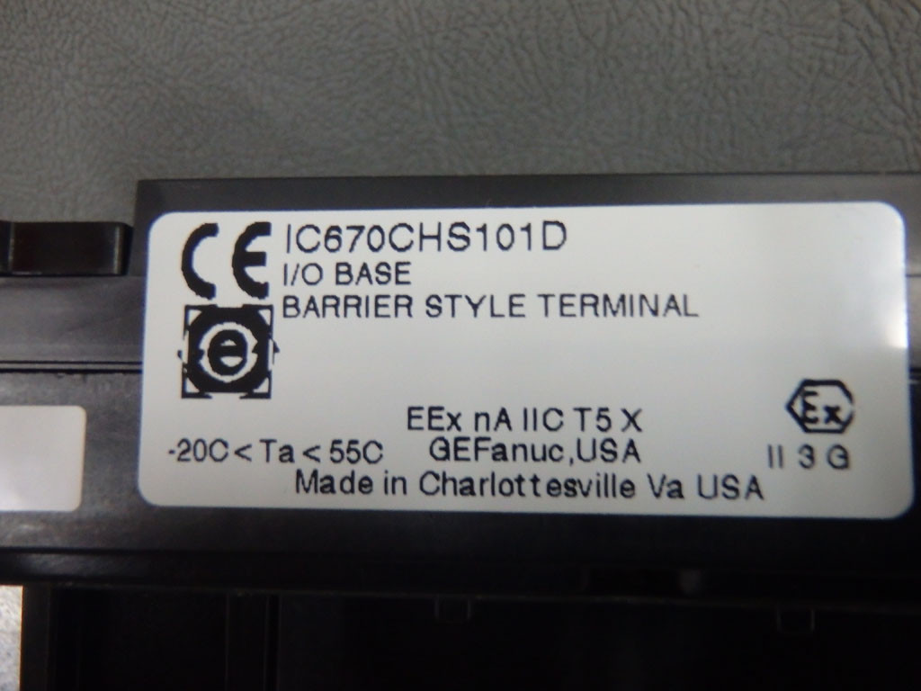 GE FANUC IC670CHS101