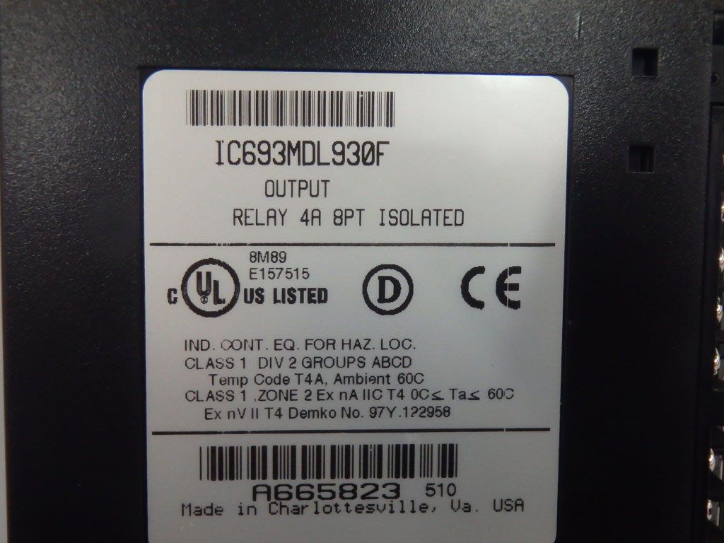 GE FANUC IC693MDL930