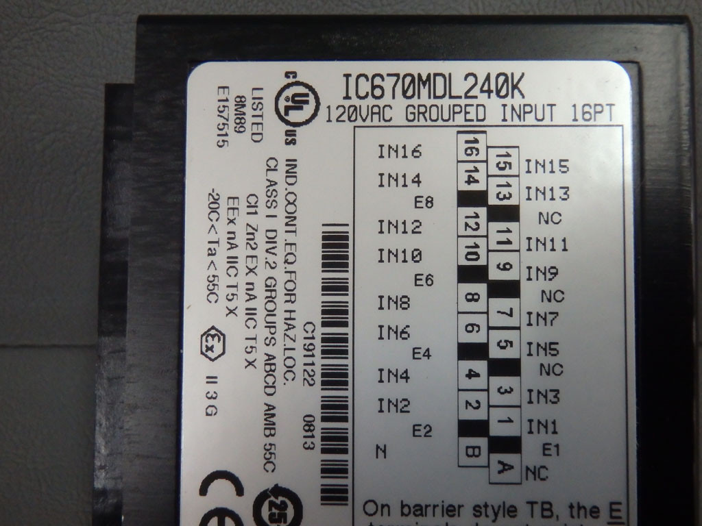 GE FANUC IC670MDL240