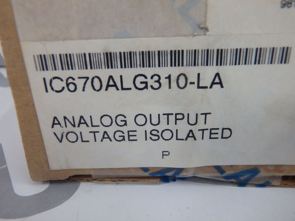 GE FANUC IC670ALG310