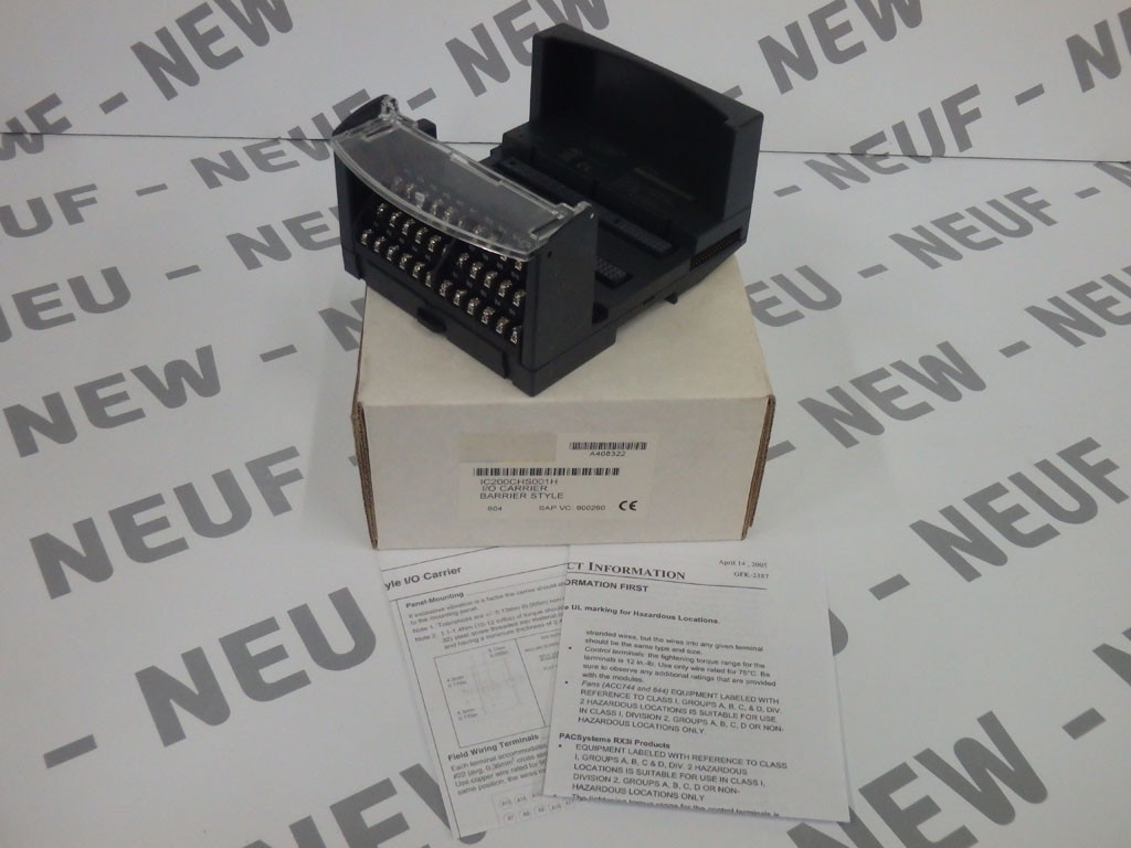 GE FANUC IC200CHS001