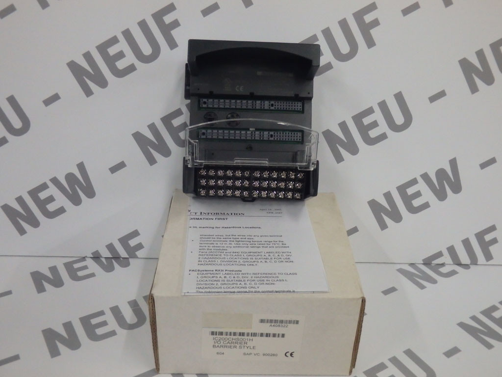 GE FANUC IC200CHS001
