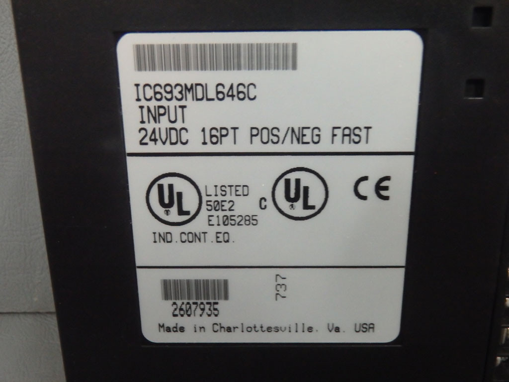 GE FANUC IC693MDL646