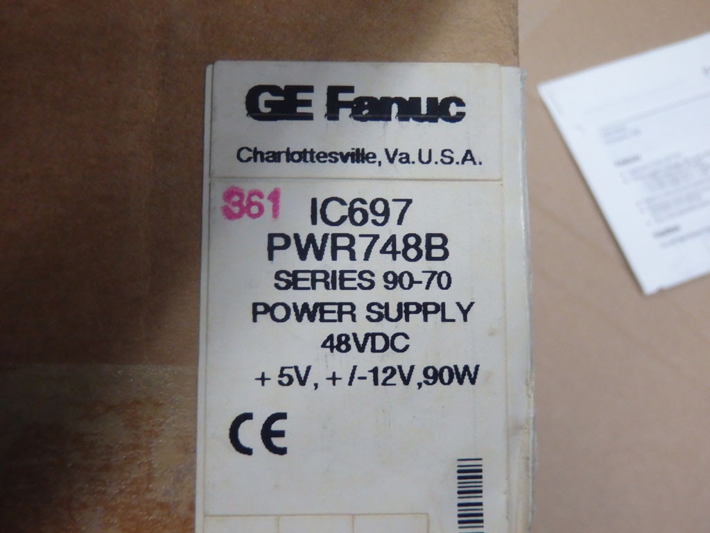 GE FANUC IC697PWR748
