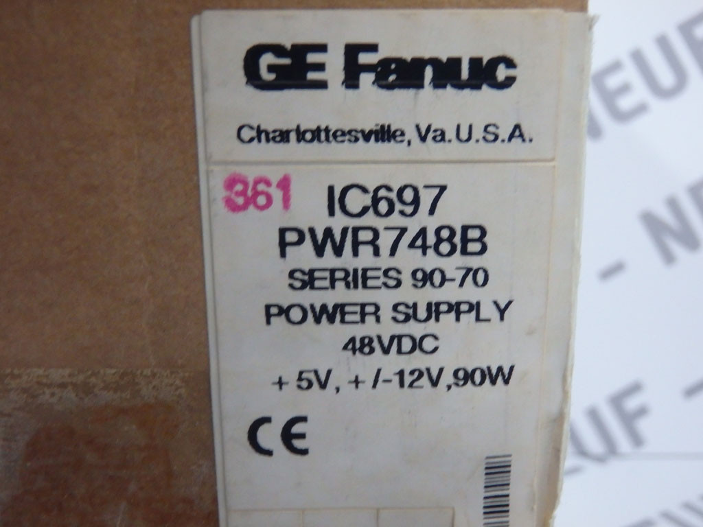 GE FANUC IC697PWR748