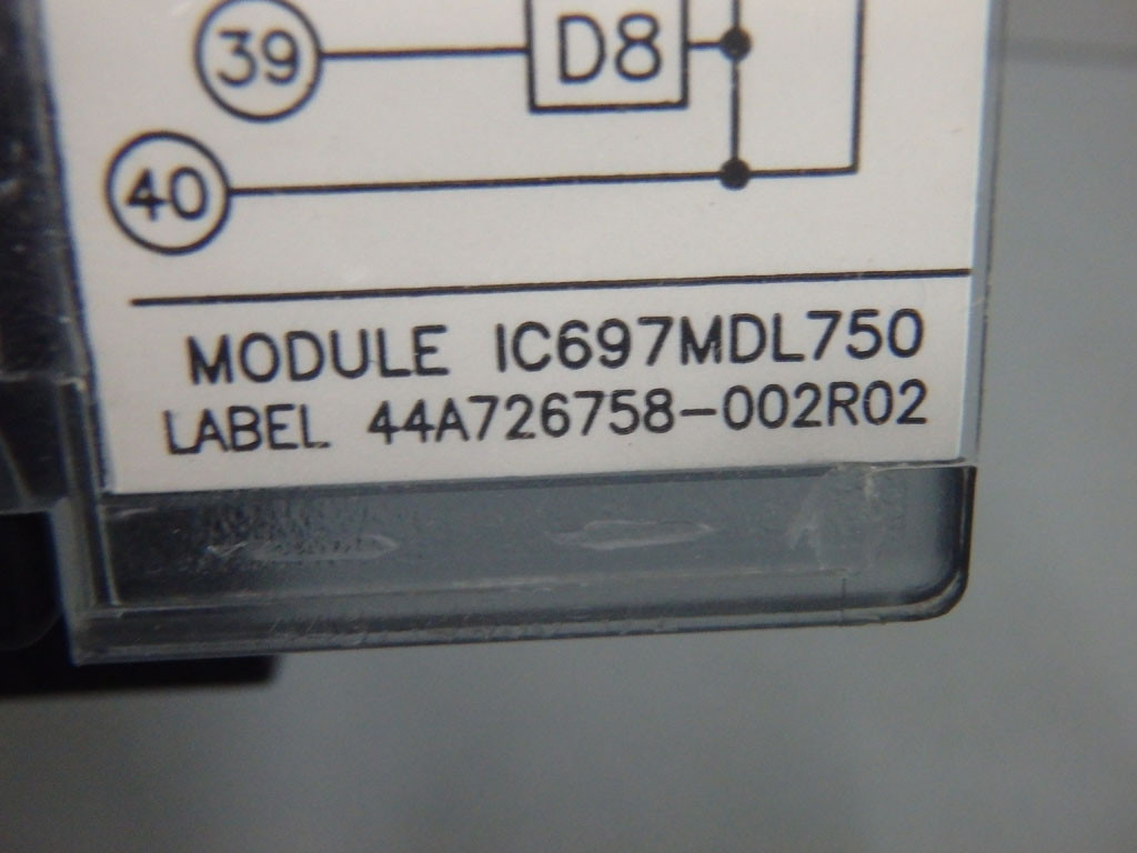 GE FANUC IC697MDL750