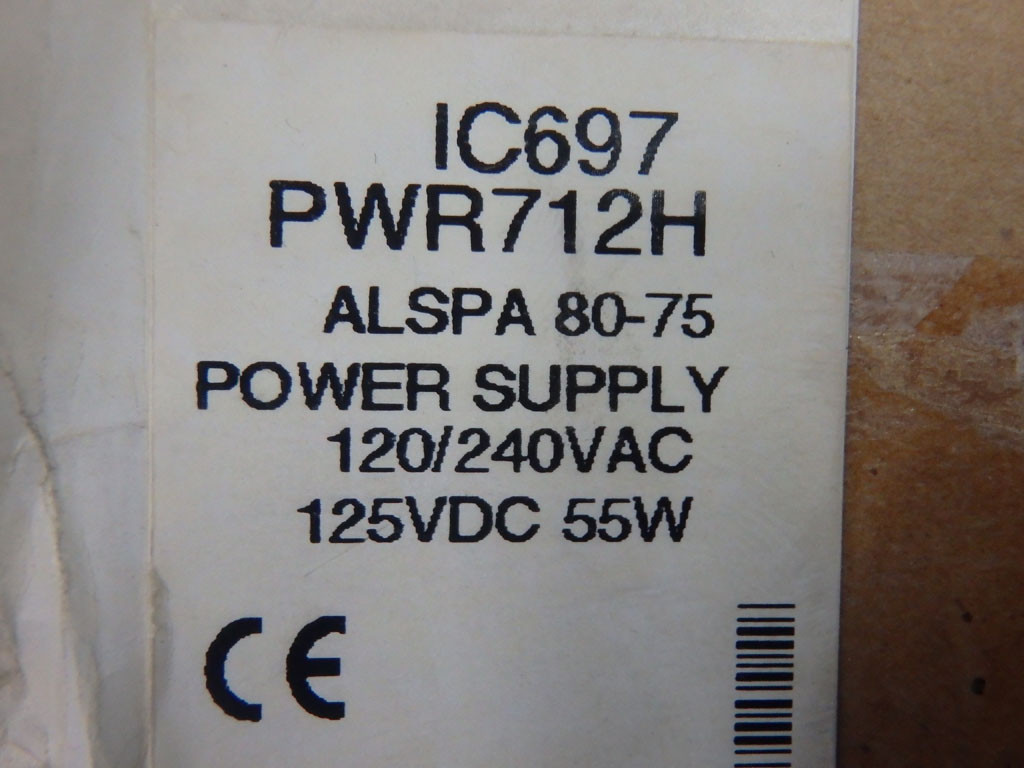 GE FANUC IC697PWR712H