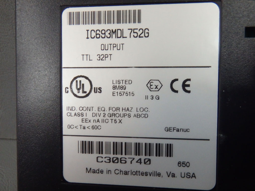 GE FANUC IC693MDL752