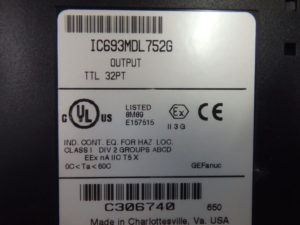 GE FANUC IC693MDL752