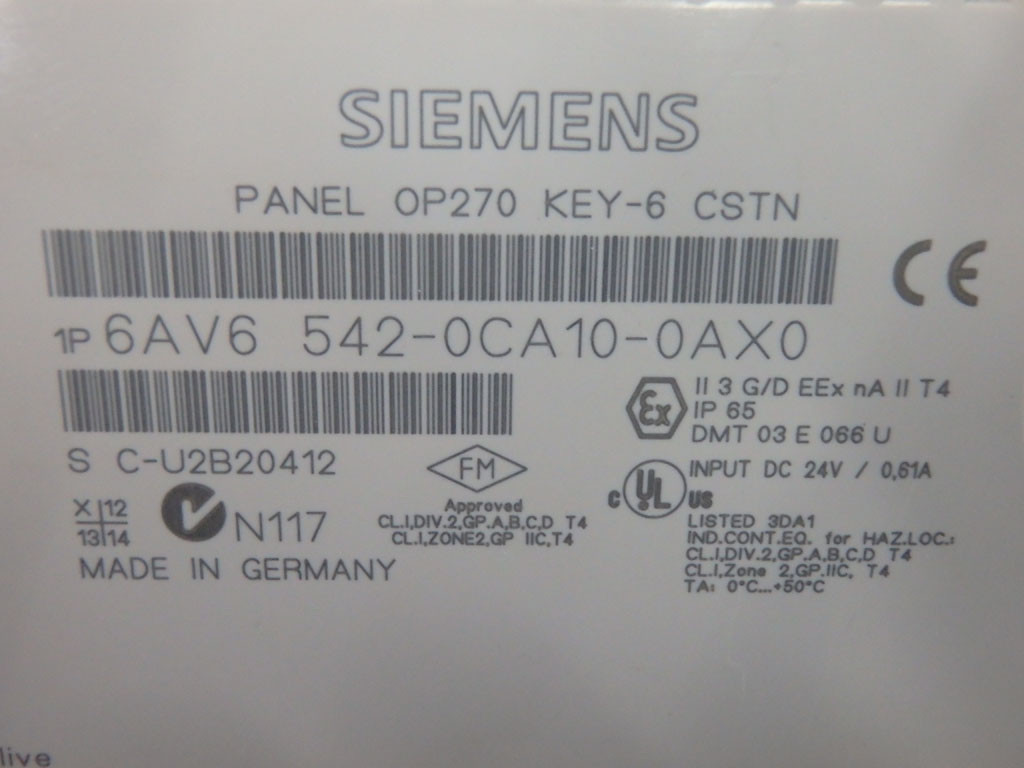 SIEMENS 6AV6542-0CA10-0AX0