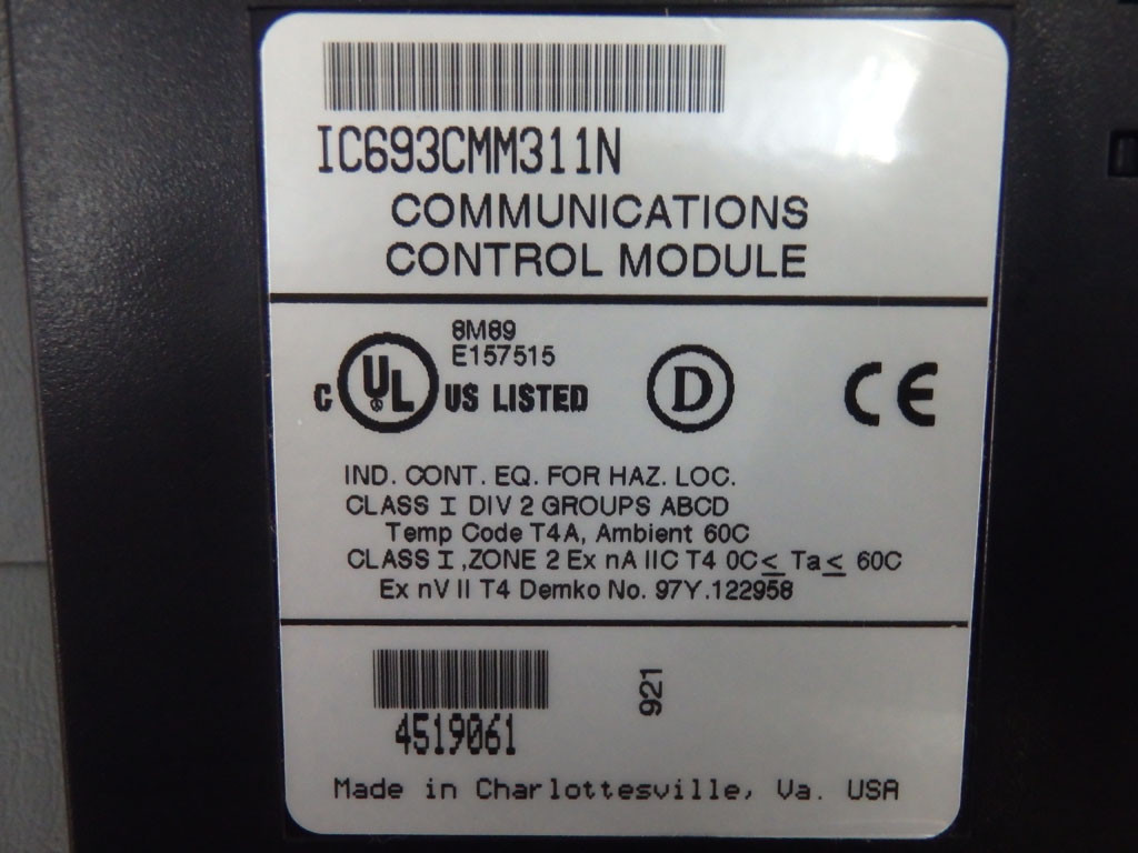 GE FANUC IC693CMM311N